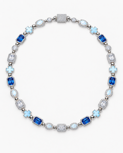 VERDANORA Celeste Cross Tennis Chain