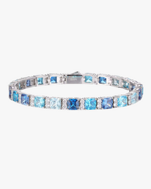 Ice Blue 925
Silver Tennis Bracelet