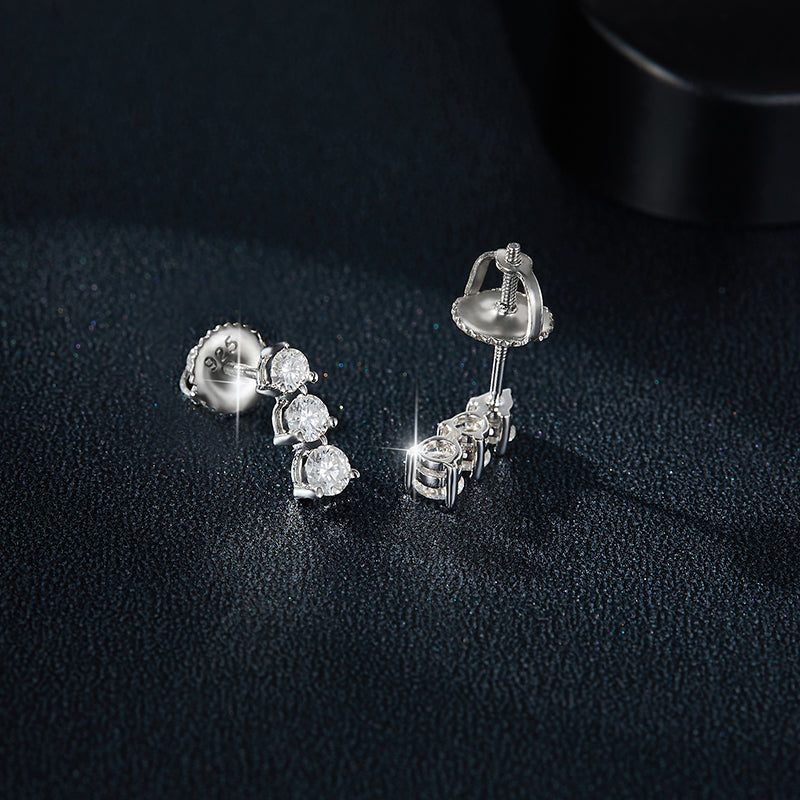 VERDANORA Moissanite Earrings (S925)