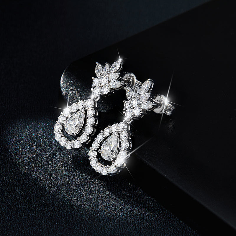 VERDANORA Moissanite Earrings (S925)