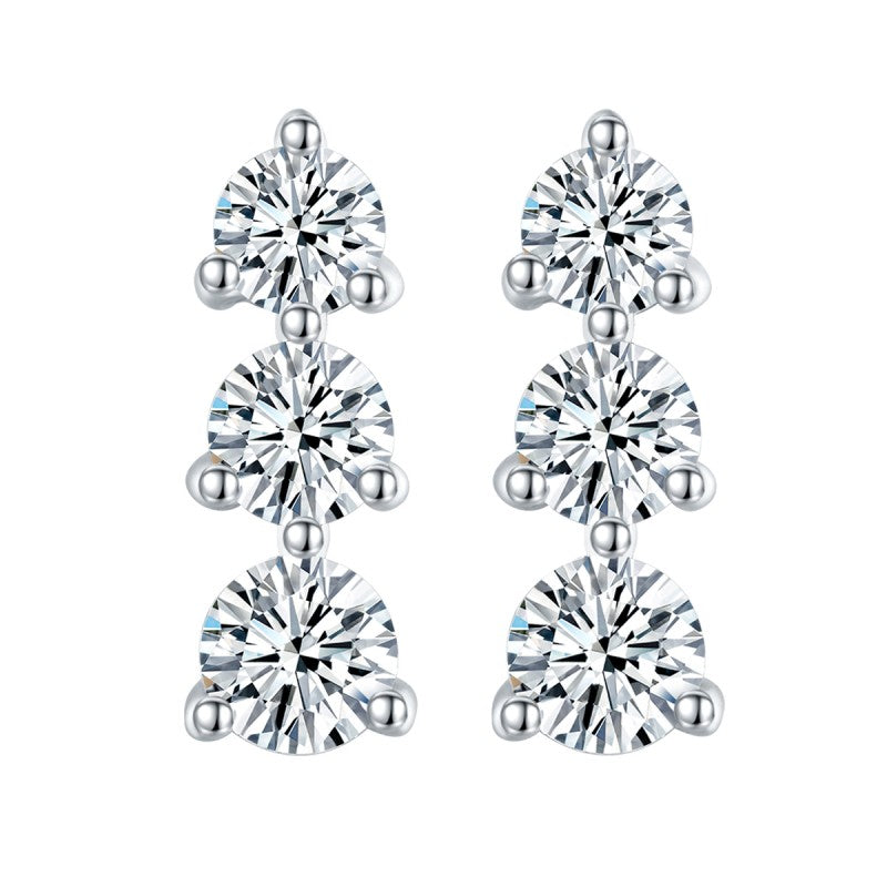 VERDANORA Moissanite Earrings (S925)