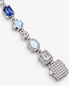 VERDANORA Celeste Cross Tennis Chain