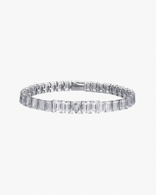 VERDANORA Emerald-Cut Bracelet – S925 Sterling Silver