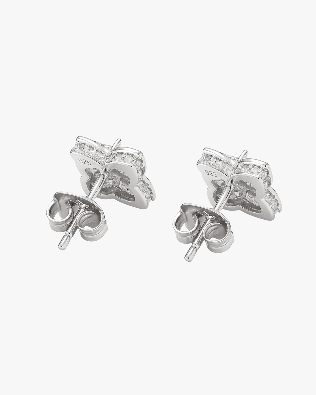 VERDANORA Luxury Moissanite Earrings – 1.2ct Lily Cut Design | 925 Sterling Silver VVS Moissanite Halo Studs for Women | Elegant Gift Jewelry