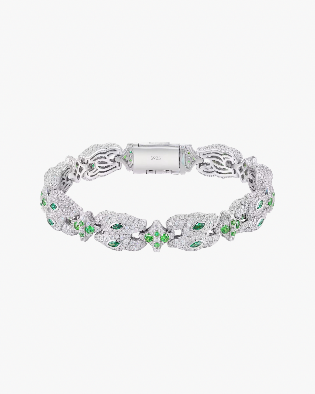 VERDANORA Premium Moissanite Statement Bracelet – 11mm – 925 Sterling Silver – Unisex