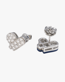 Verdanora Double Heart Earrings – VVS Moissanite in 925 Silver