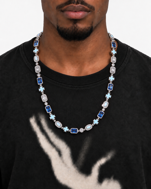 VERDANORA Celeste Cross Tennis Chain