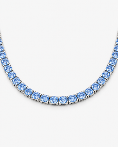 VERDANORA Blue Iced Out Tennis Chain | Premium Zircon | 5 mm