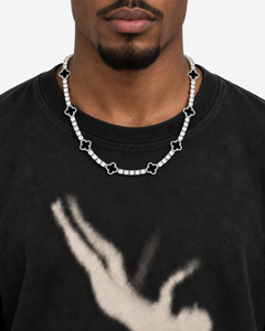 ONYX CLOVER TENNIS CHAIN – ICED OUT