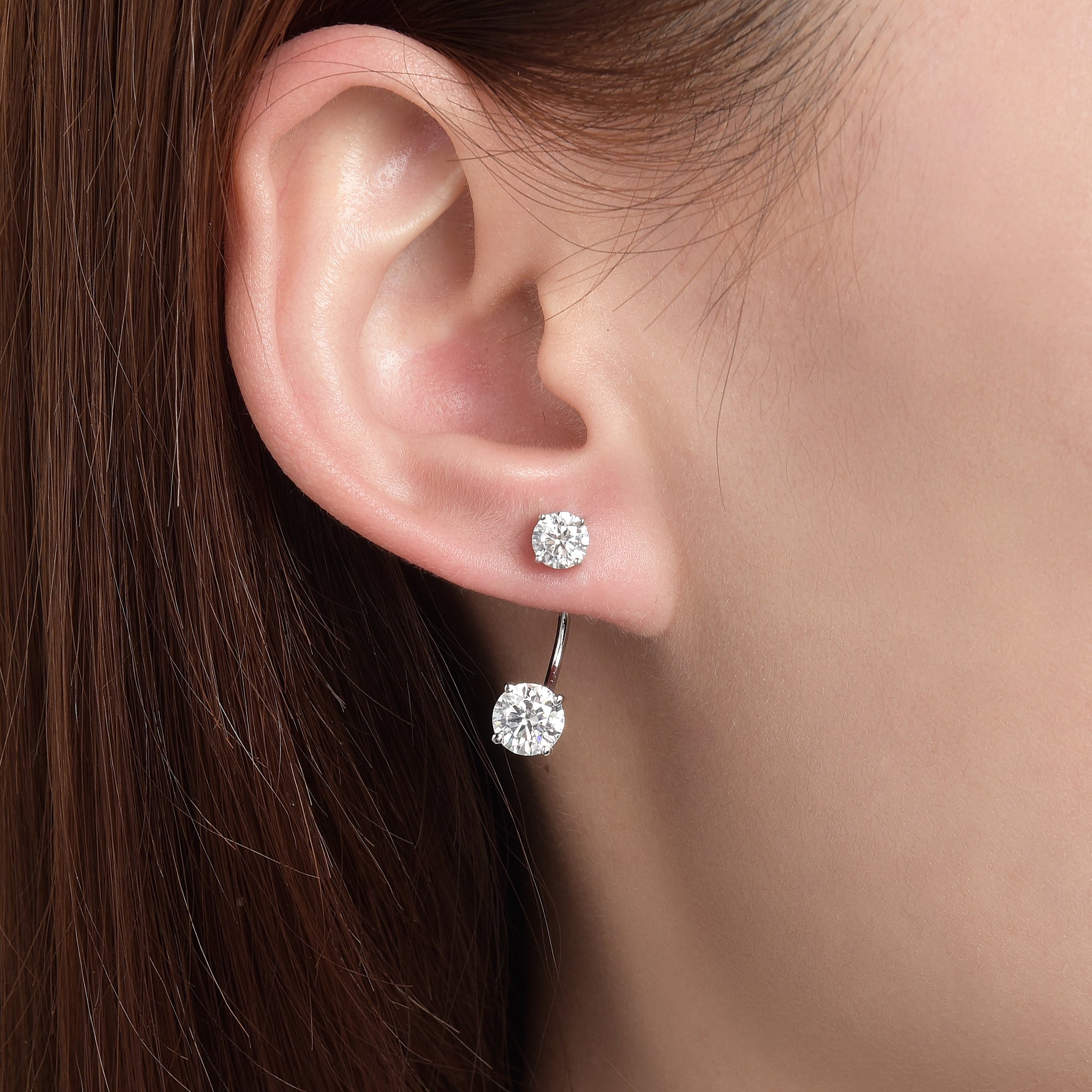 VERDANORA Moissanite Earrings (S925)