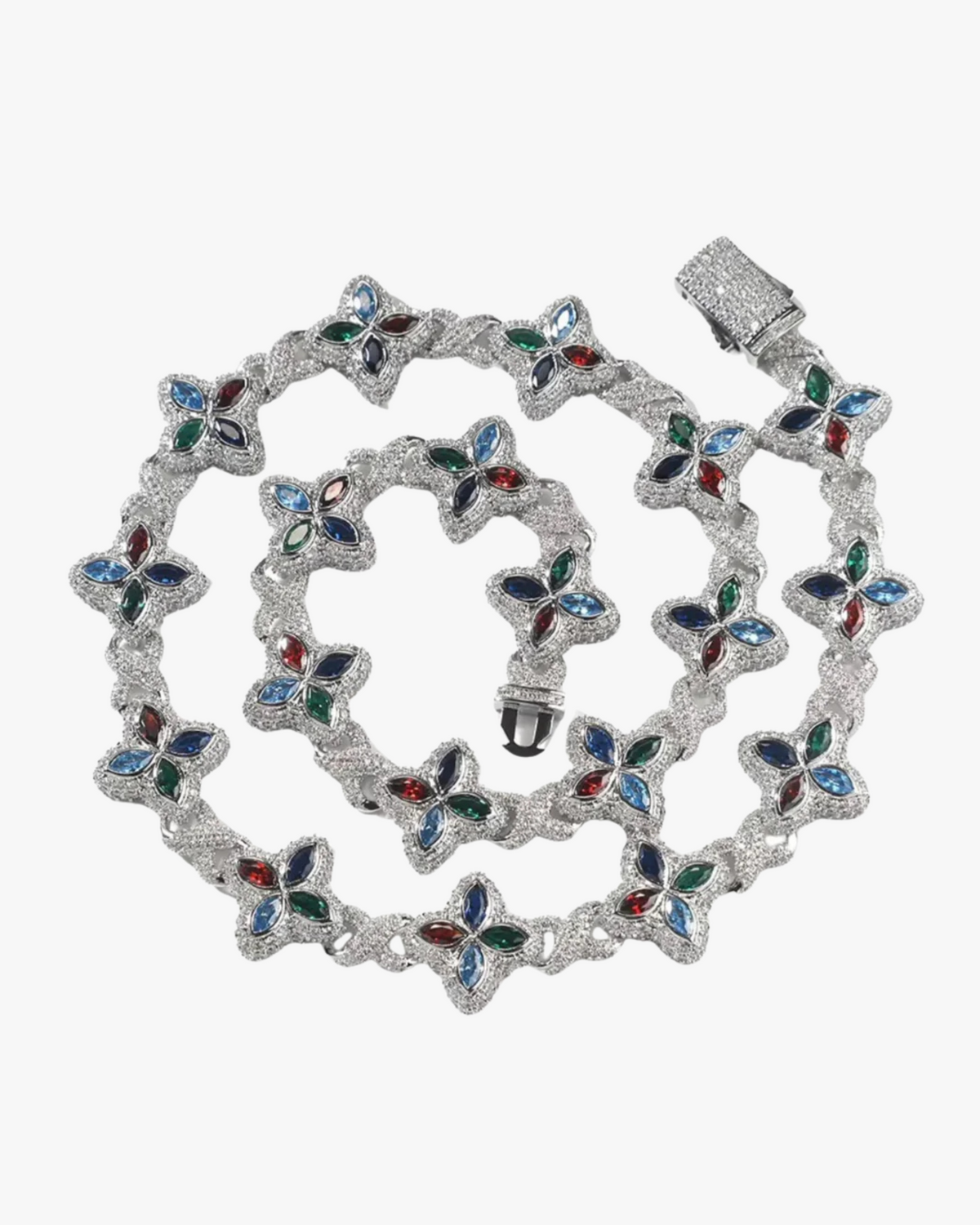 INFINITY CLOVER CHAIN - ICED OUT