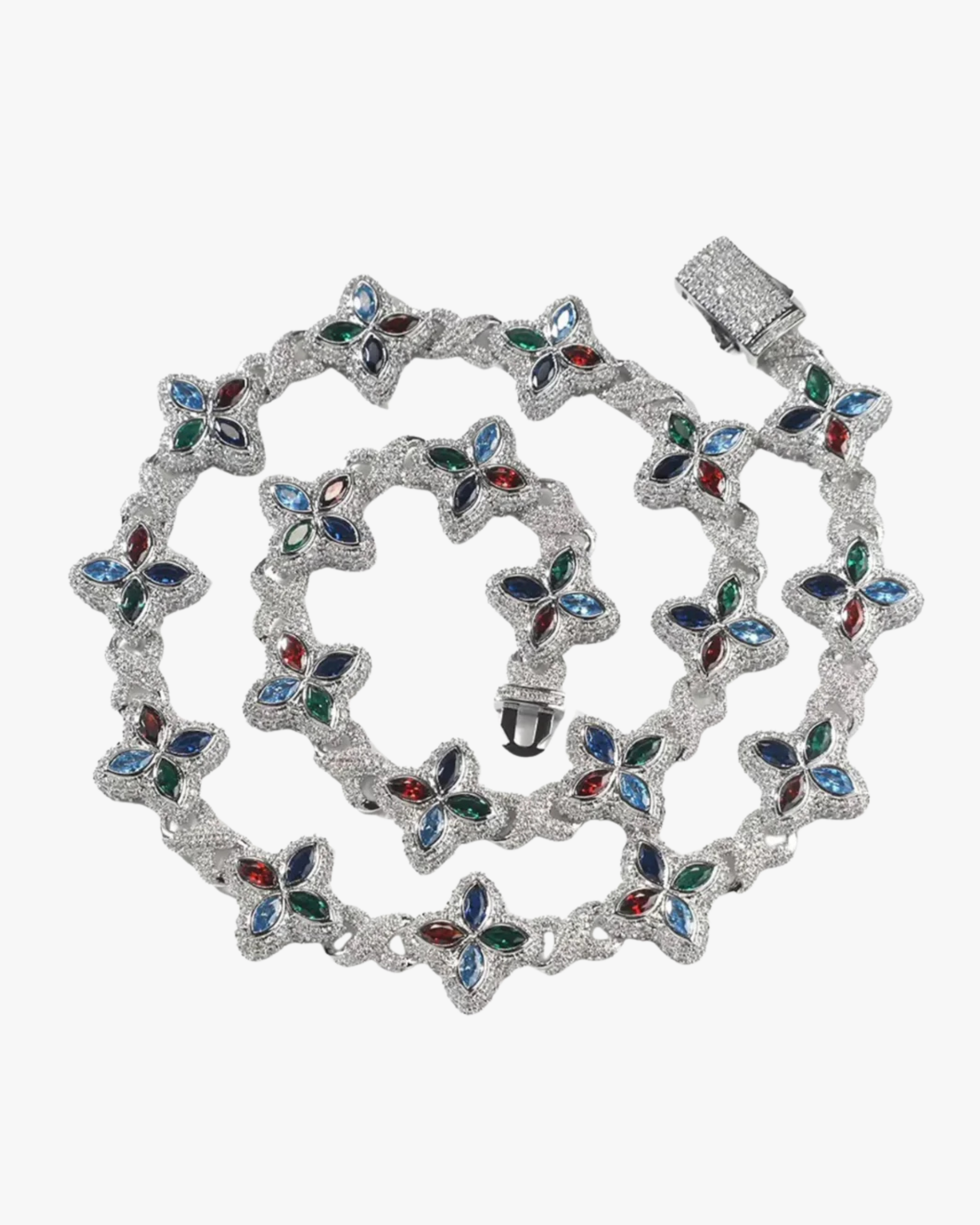 INFINITY CLOVER CHAIN - ICED OUT