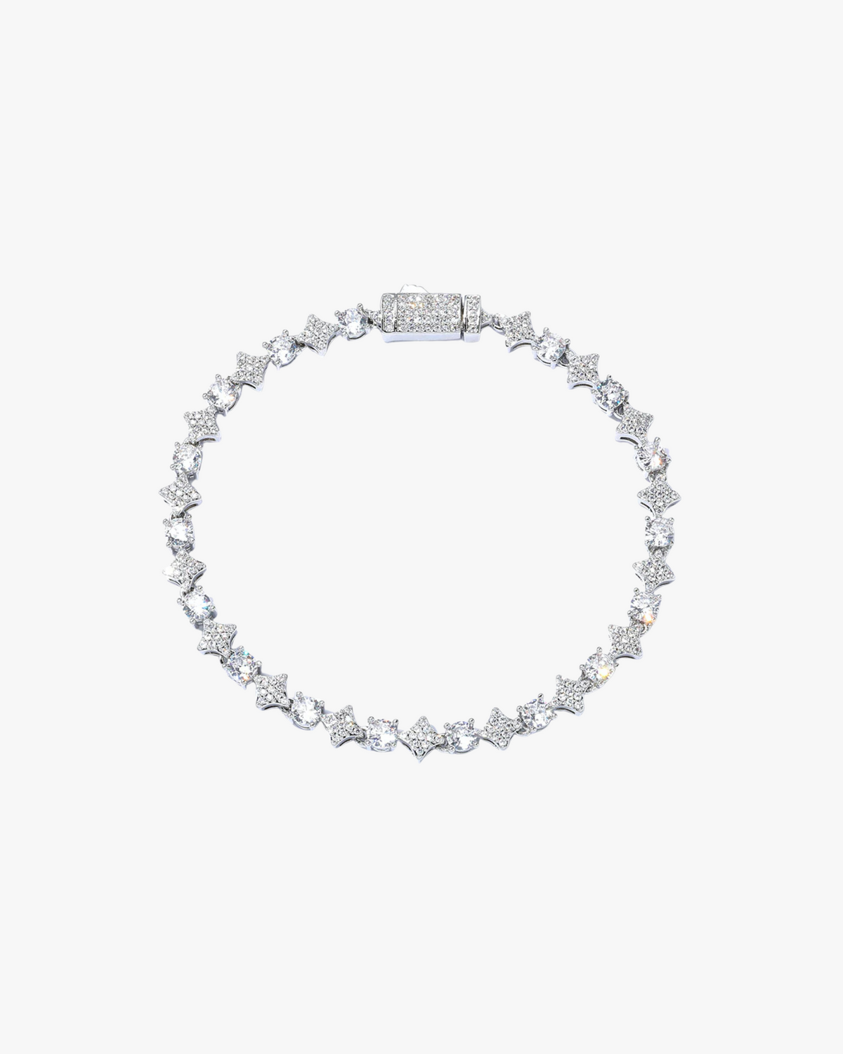 ICE-OUT BRACELET WITH PATTERN
