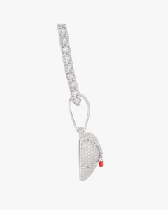 Verdanora Luxury Locked Heart Pendant – Handcrafted 925 Silver with VVS Moissanite