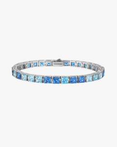 Ice Blue 925
Silver Tennis Bracelet