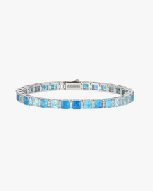 Ice Blue 925
Silver Tennis Bracelet