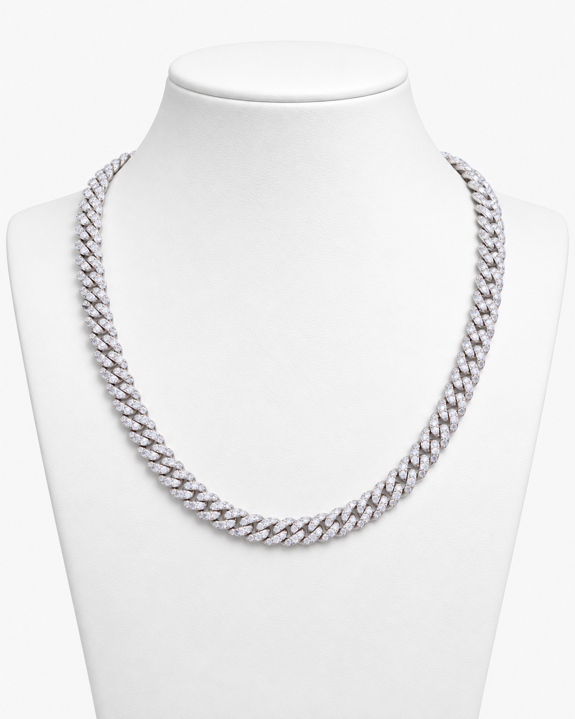 VERDANORA Slim Iced Cuban Chain
