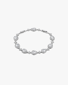 Verdanora Retro Drop Tennis Bracelet Full Zircon Light Luxury Design