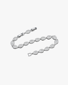 Verdanora Retro Drop Tennis Bracelet Full Zircon Light Luxury Design