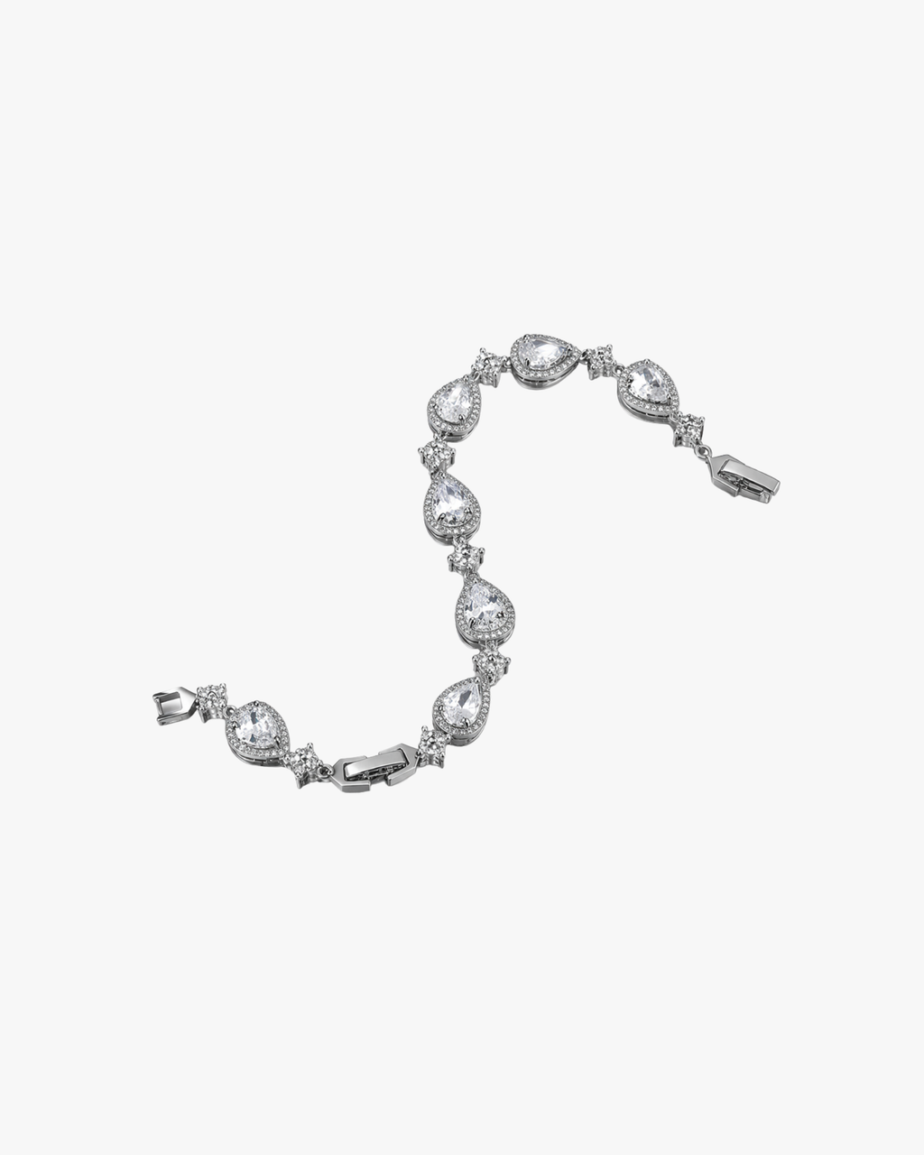 Verdanora Retro Drop Tennis Bracelet Full Zircon Light Luxury Design