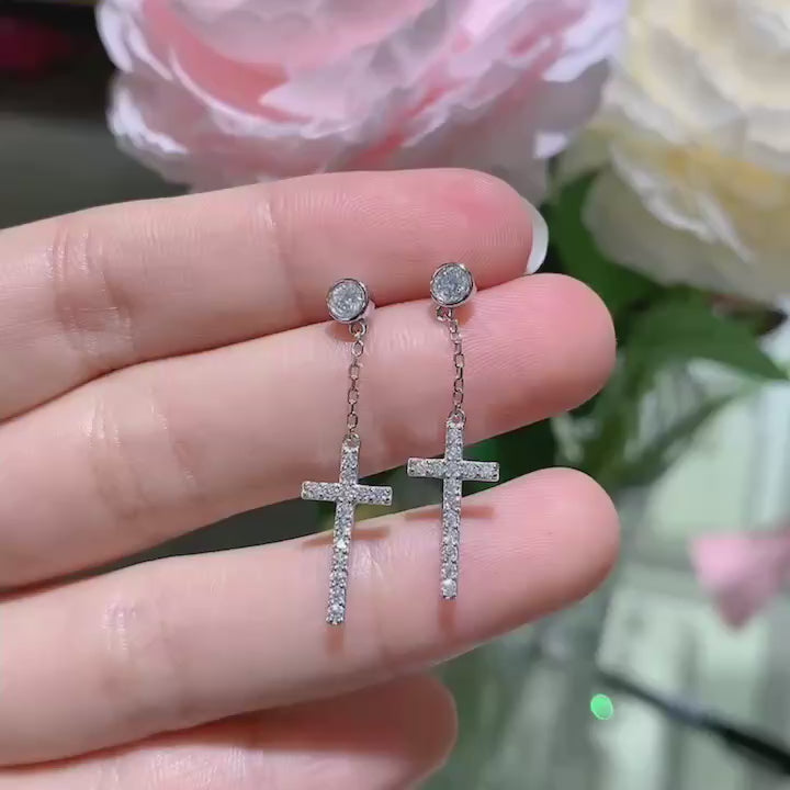 VERDANORA Moissanite Earrings (S925)
