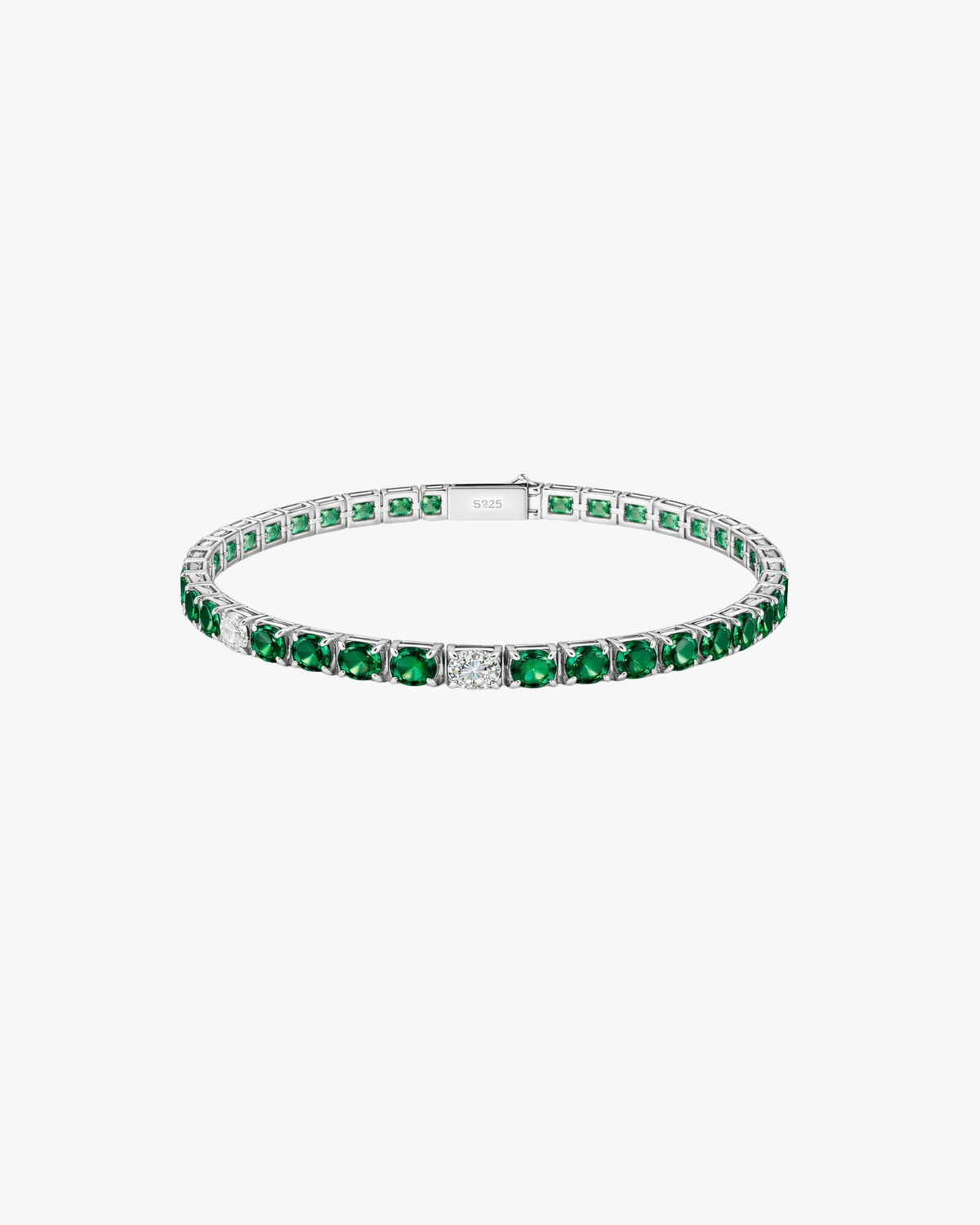 Verdanora Radiant Tennis Zircon Bracelet – Multicolor Sterling Silver Eleganc
